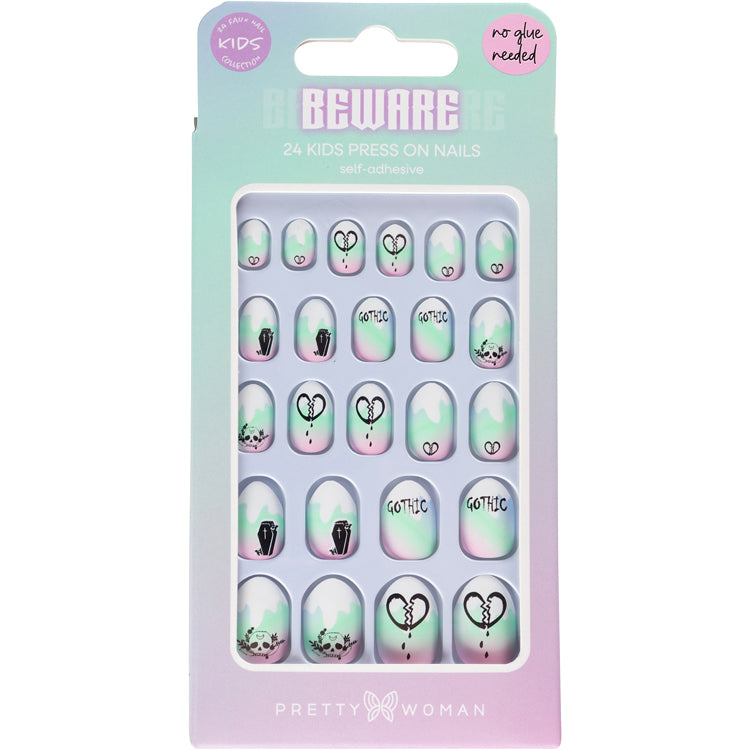 BEWARE Press on Nails for Kids - Pretty Woman NYC