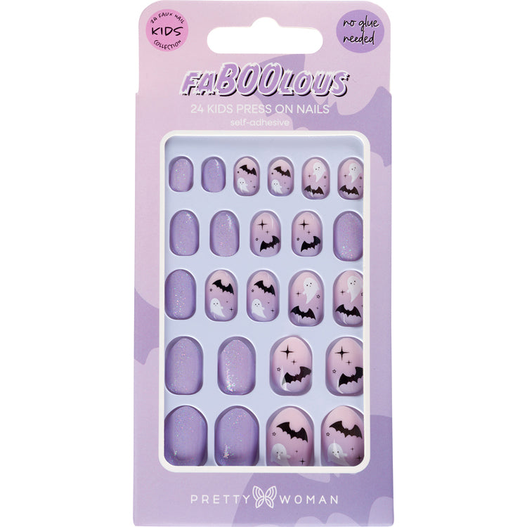 FaBOOlous Press on Nails for Kids - Pretty Woman NYC
