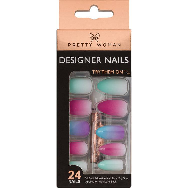 PRETTY WOMAN 24 DESIGNER NAIL KIT - MN124 - Pretty Woman NYC