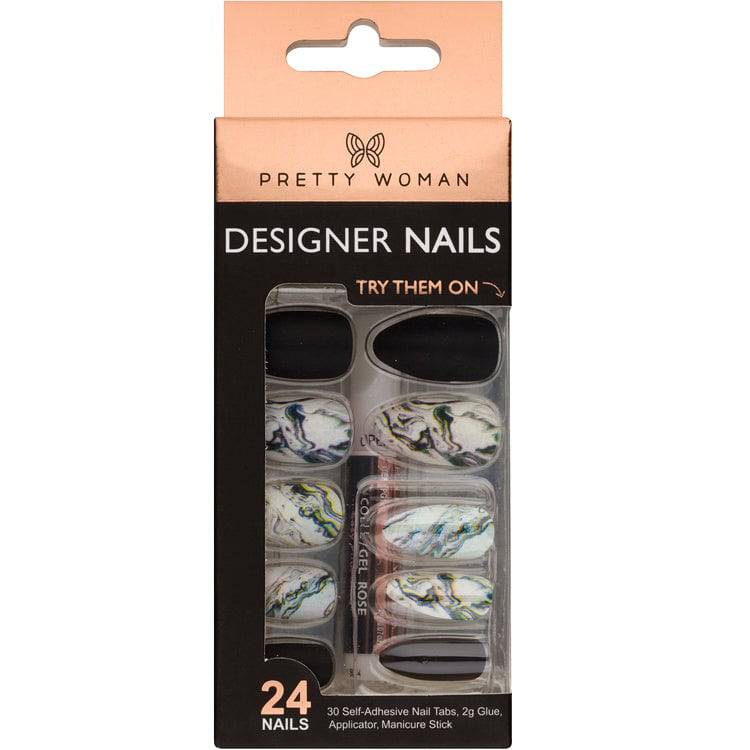 Pretty Woman 24 Designer Nail Kit MN145 – Pretty Woman NYC