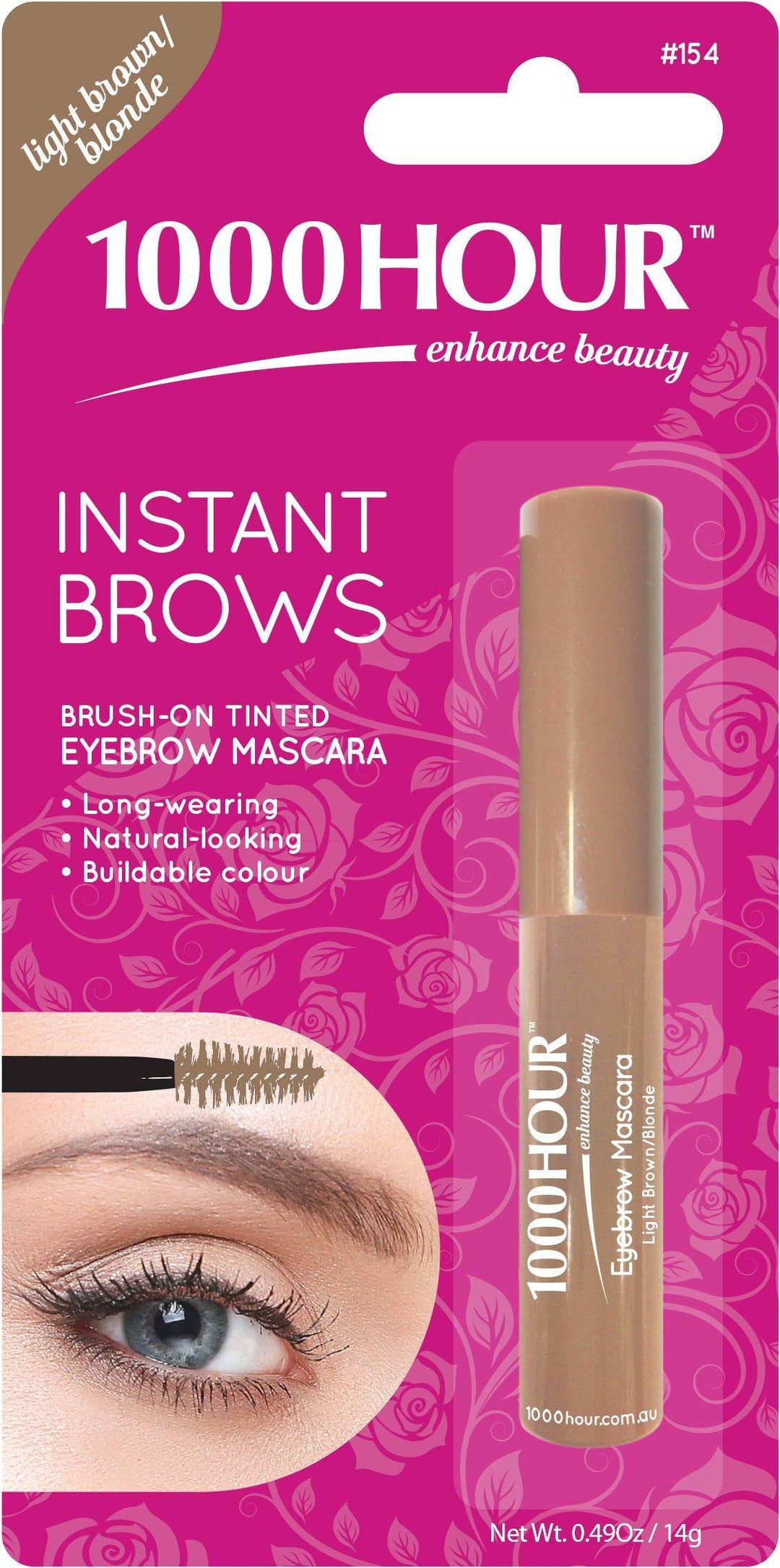 1000HOUR INSTANT BROW MASCARA - LIGHT BROWN/BLONDE - Pretty Woman NYC