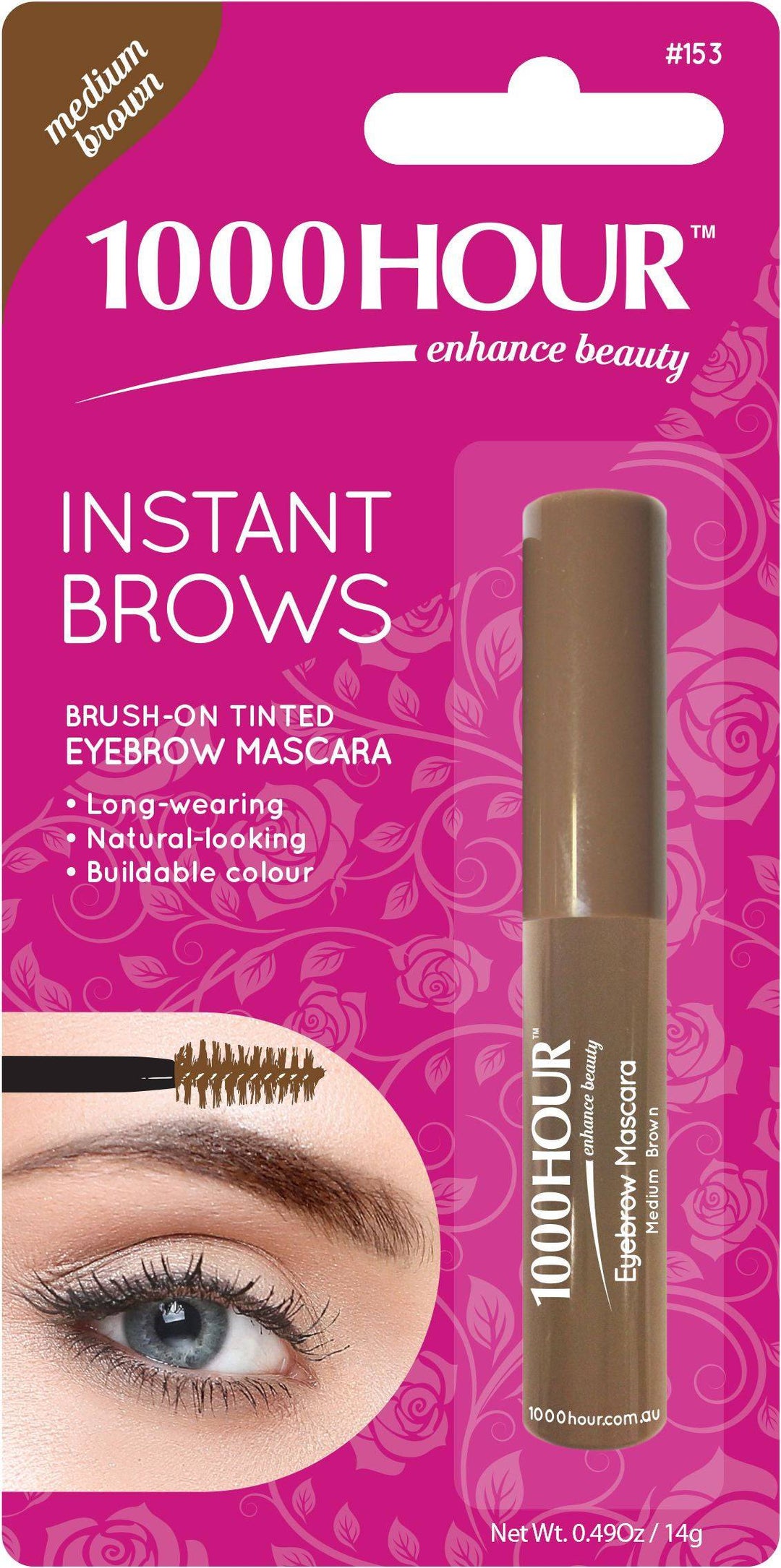 1000HOUR INSTANT BROW MASCARA - MEDIUM BROWN - Pretty Woman NYC