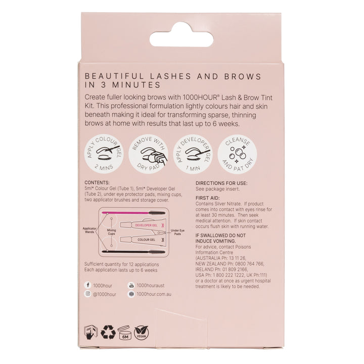 1000Hour Lash & Brow Tint Kits  - Light Brown Blonde