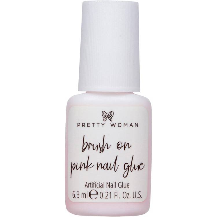 BRUSH ON PINK NAIL GLUE - Pretty Woman NYC