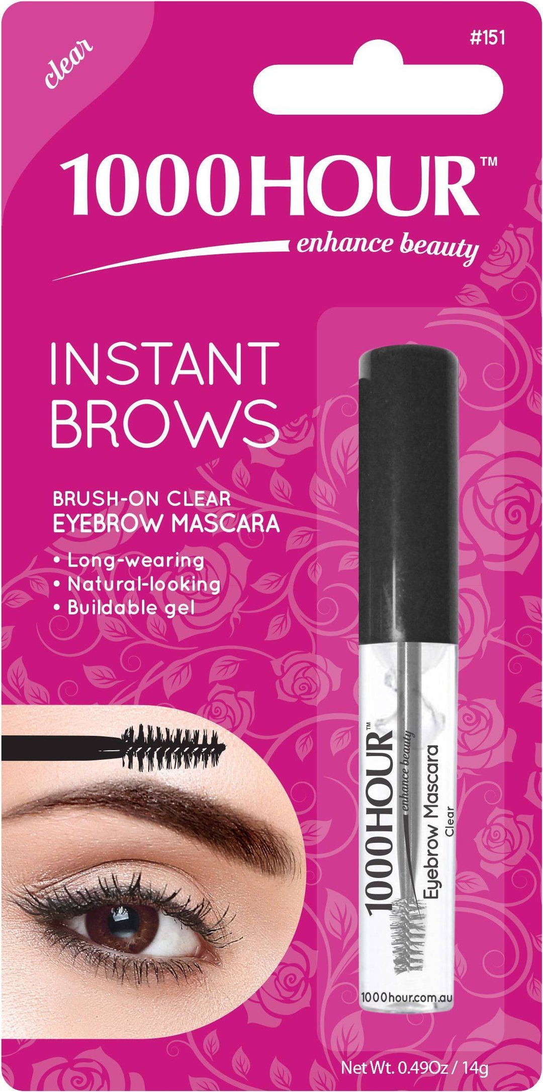 1000HOUR INSTANT BROW MASCARA - CLEAR - Pretty Woman NYC