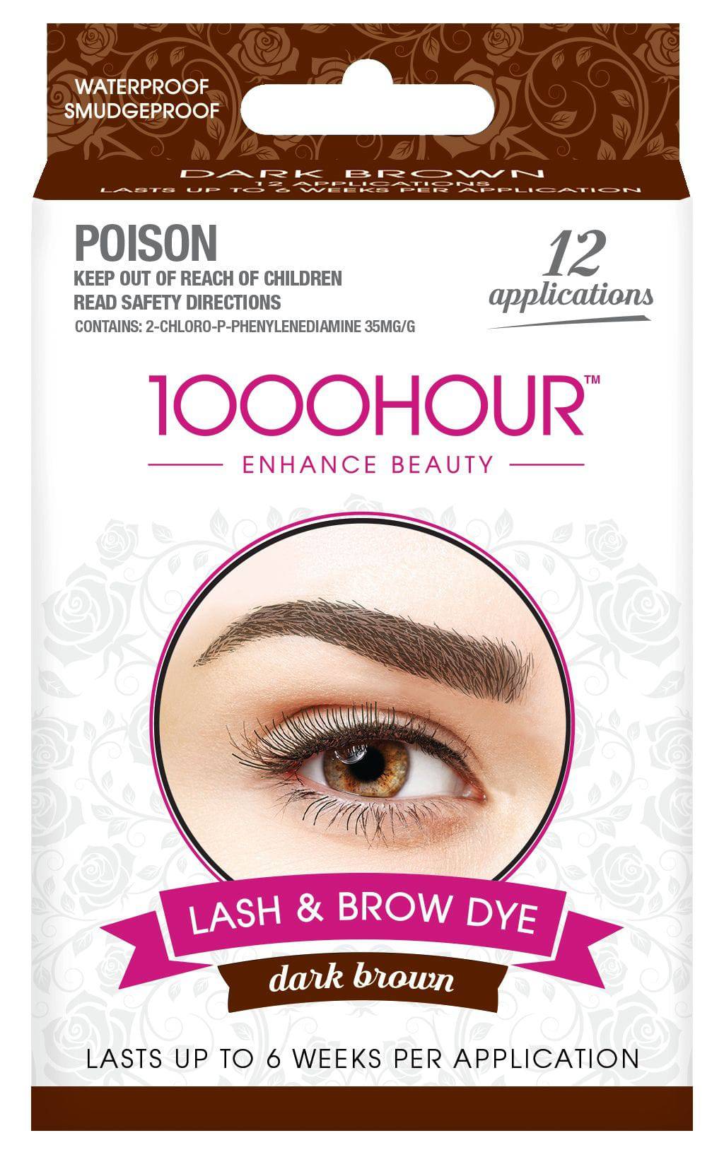 LASH & BROW DYE KIT - DARK BROWN - Pretty Woman NYC